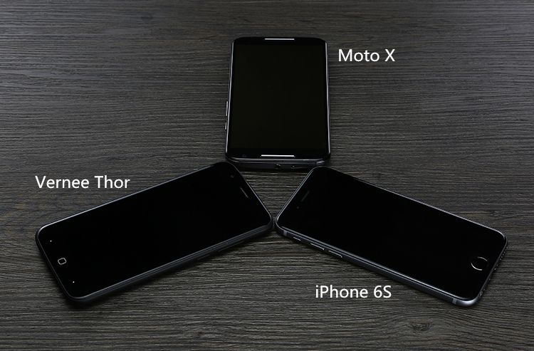 Vernee Thor, iPhone 6S  Moto X:  
