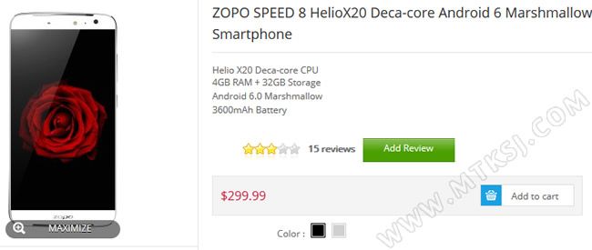 Zopo Speed 8   Helio X20         $299,99