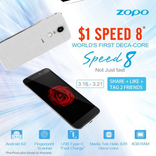 Zopo Speed 8      $1,       Facebook