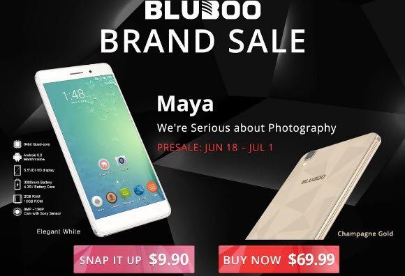 Bluboo Maya       $9,99