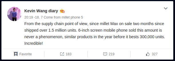  Xiaomi Mi Max    1,5  