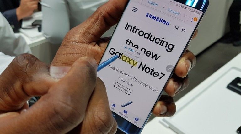  Samsung Galaxy Note 7.