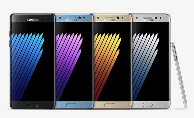 Samsung Galaxy Note 7:   