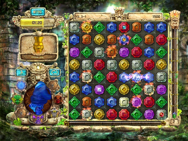 Сокровища Монтесумы 4 — очередная версия игры популярной головоломки
